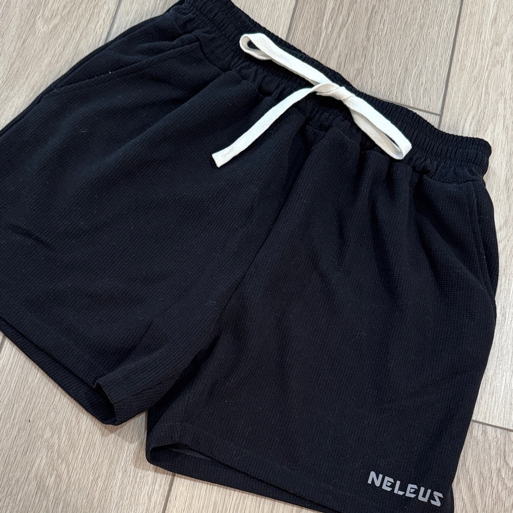 NELEUS Men's 4 inch Running Shorts Athletic Gym Workout Shorts with Pockets Sz S